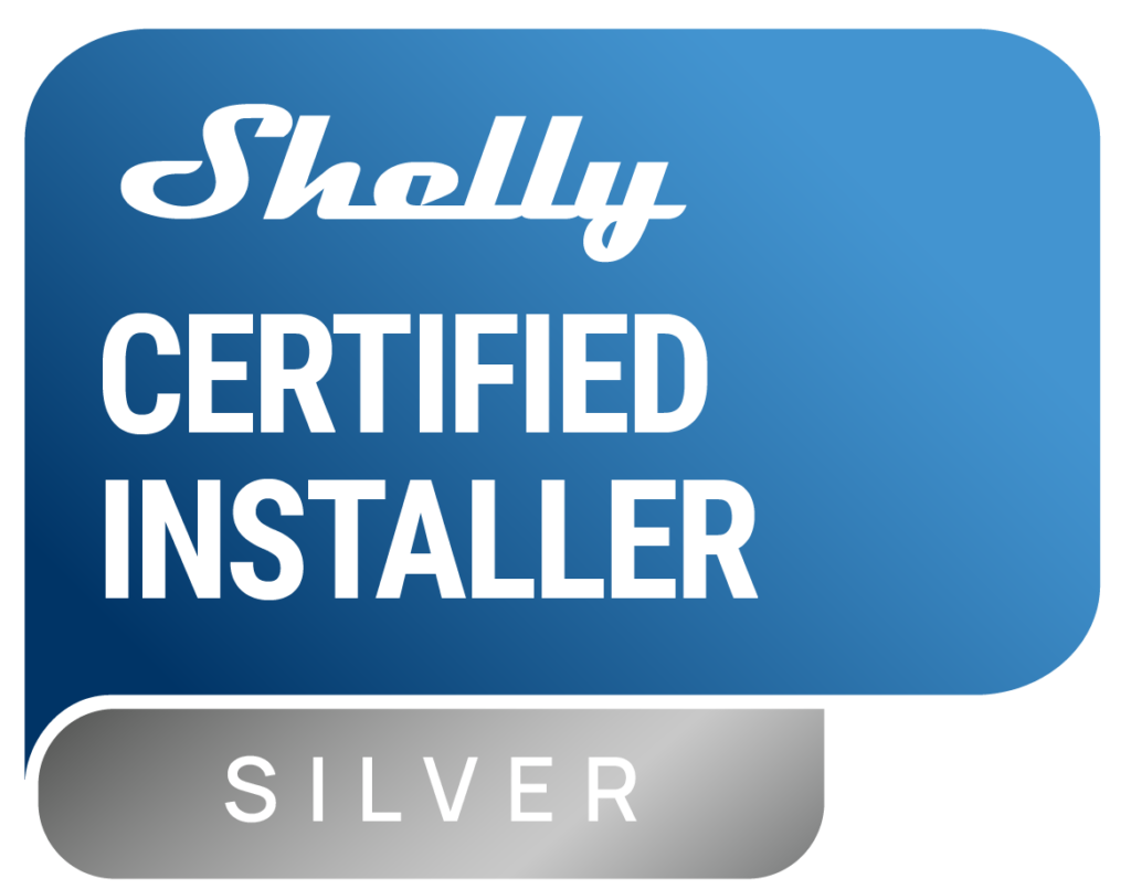 Shelly certified installer badge